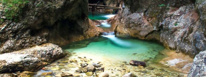 Trip Club Reisen - schönste Klammen, Grotten, Schluchten, Gumpen & Höhlen sind ideale Ziele für einen Tirol Tagesausflug im Wanderurlaub. Reisetipp zu den schönsten Plätzen